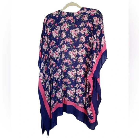 Mario Serrani Italy Kimono Floral One size - Picture 2 of 5
